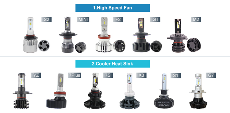 car leading light: different structures1