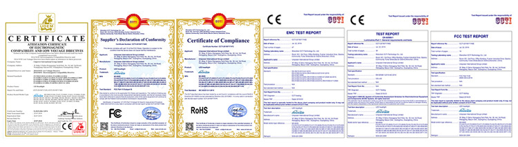 h15 led headlight bulb certificates