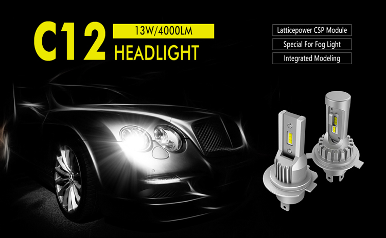 13w 4000 lumen led headlight bulbs