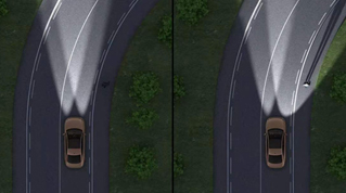 Adaptive Front-lighting System VS Traditional Headlights