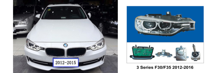 bmw 3 series headlights: F30 2012-2015