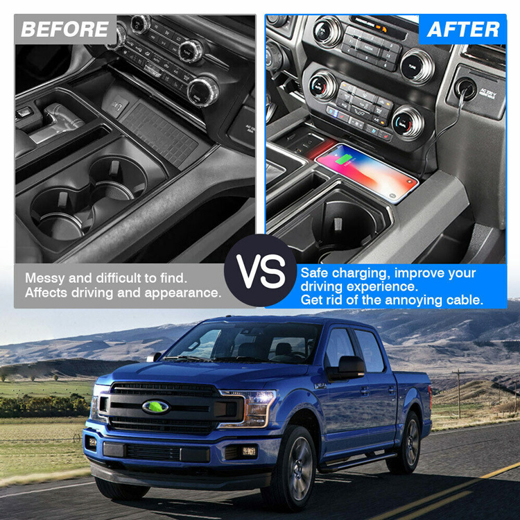 Exclusive for Ford F150, all new Wireless Charger. Ready to Discover More?