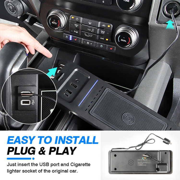 Exclusive for Ford F150, all new Wireless Charger. Ready to Discover More?