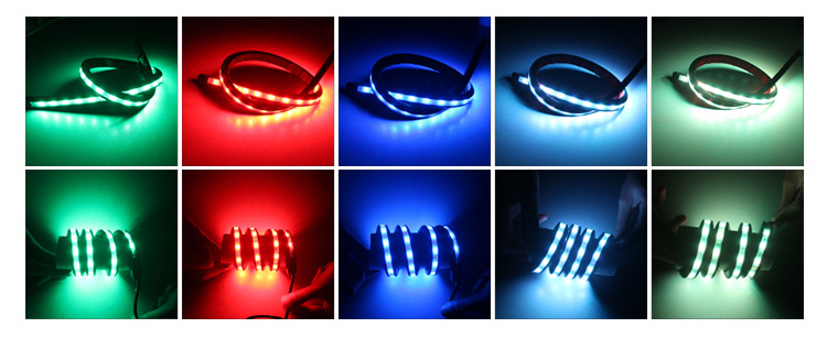 rgb led neon accent lights effect