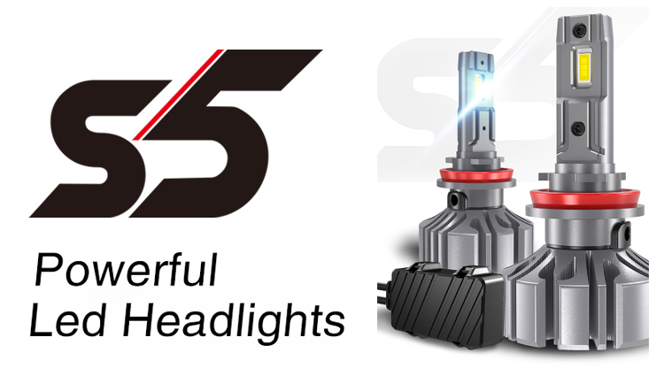 S5 powerful led headlights