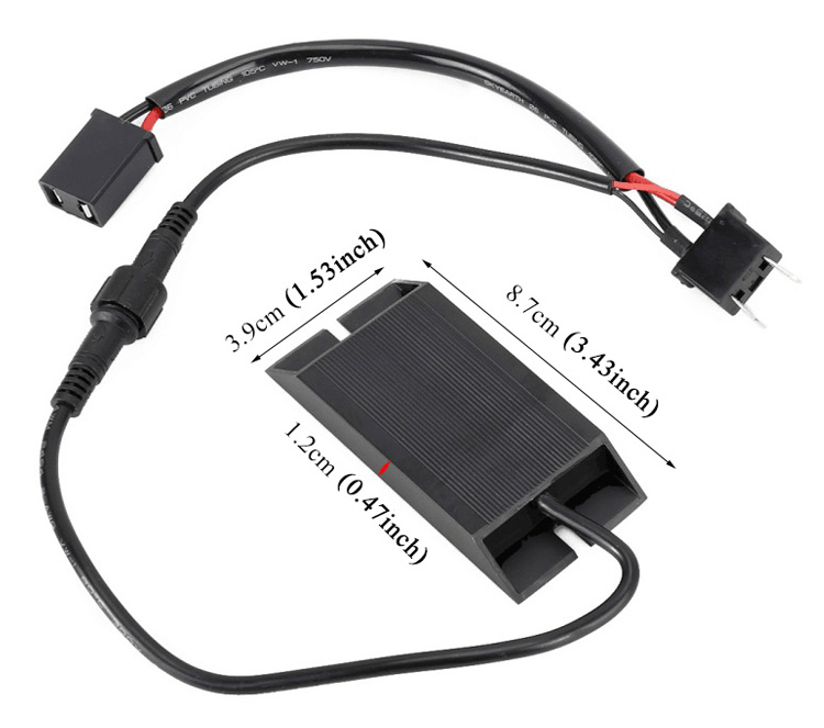 low temp resistor size