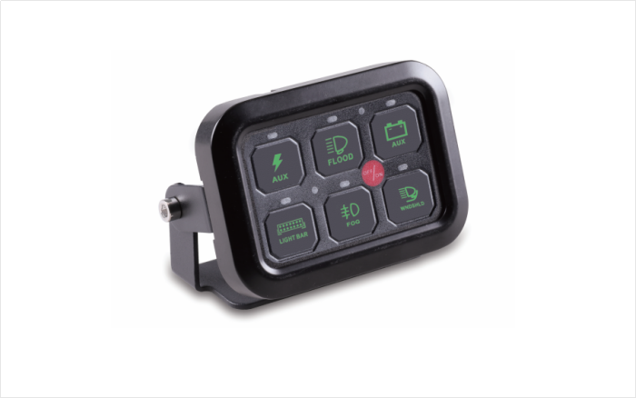 Switch Panel System - 6 Gang  (6 Circuits) - Bluetooh App Control
