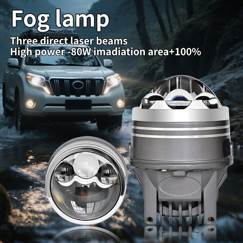 3 inch Projector Fog Light 12V 3000K 6000K Fog Lamp Universal 