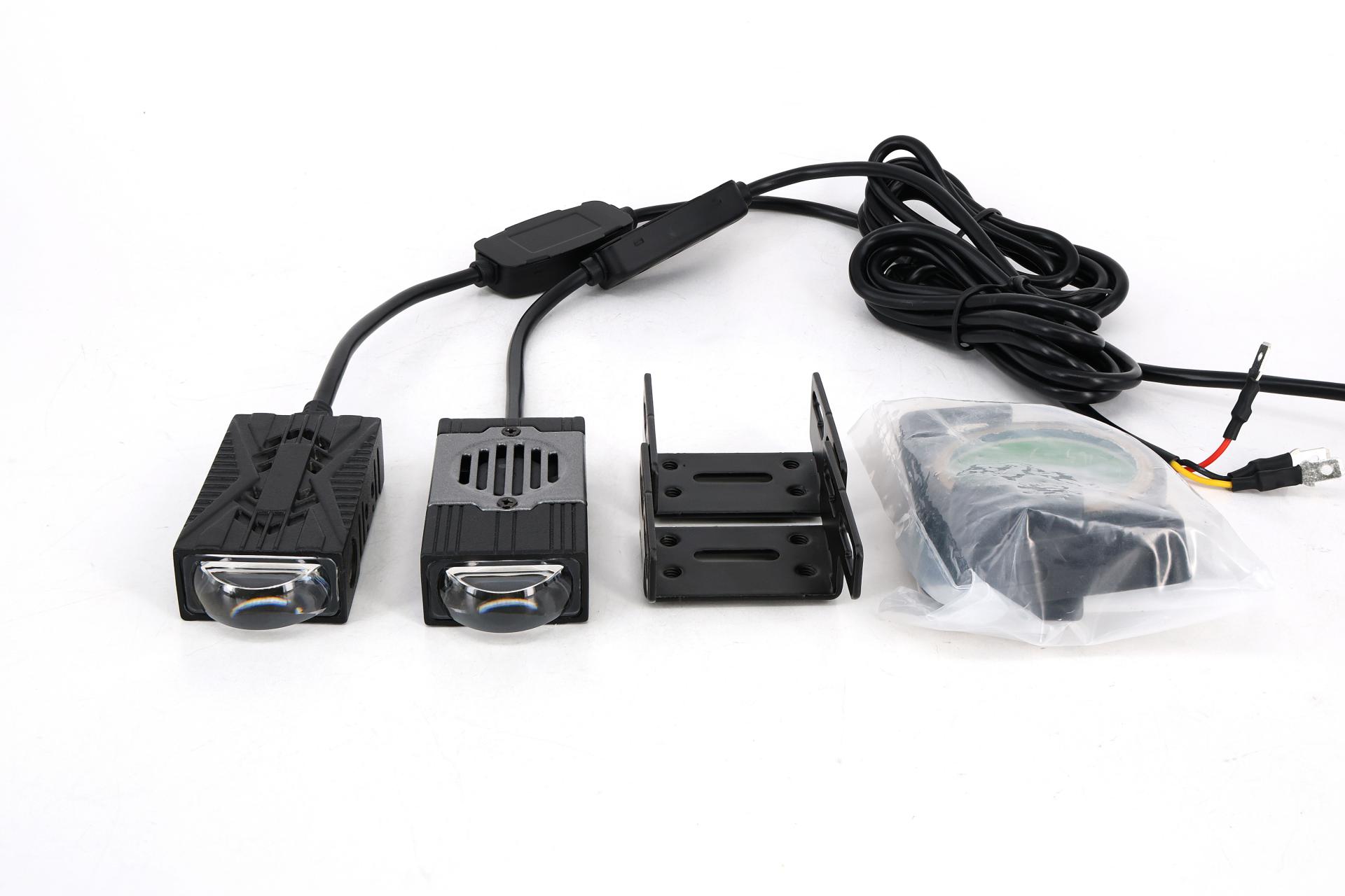 Dual-Lens LED Front Grille Light Kit for Trucks, SUVs & Off-Road Vehicles
